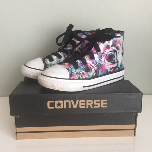 floral converse infant